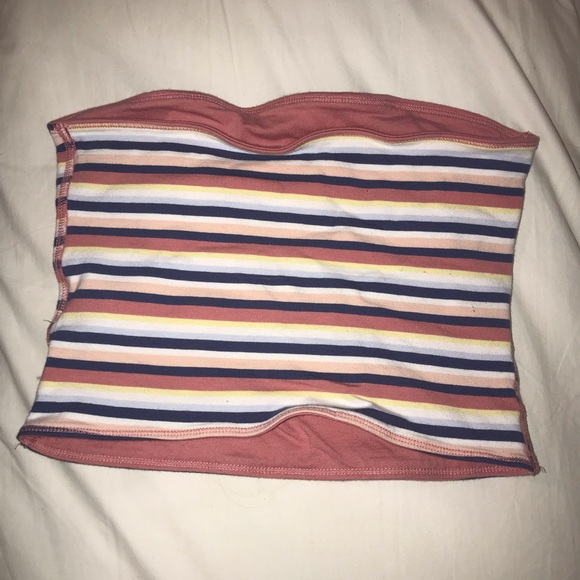 Hollister reversible striped tube top, size medium - Picture 2 of 5